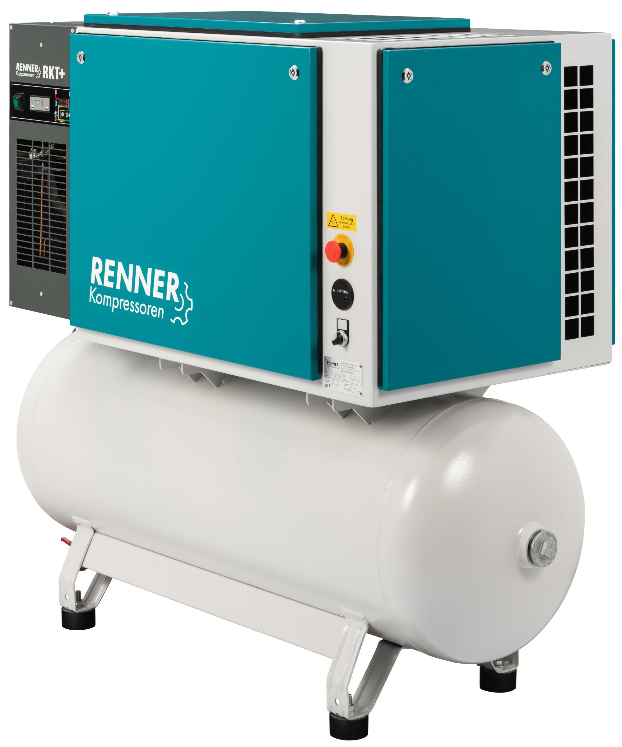 RENNER RIKO 960/270 ECN-S-KT Industrie-Kolbenkompressor 10 bar mit Kältetrockner und Schalldämmbox