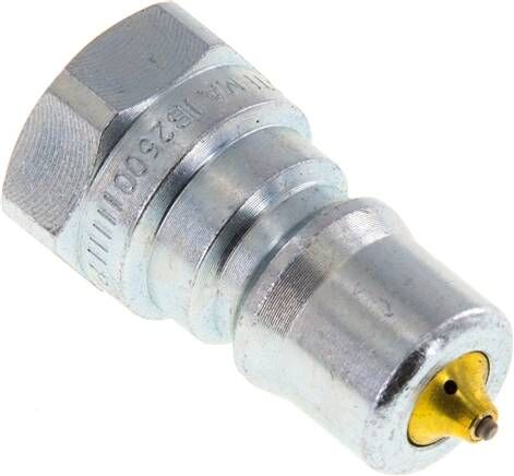 Giunto idraulico ISO 7241-1B, tappo/eleminatore di pressione, G 1/4"(IT), acciaio