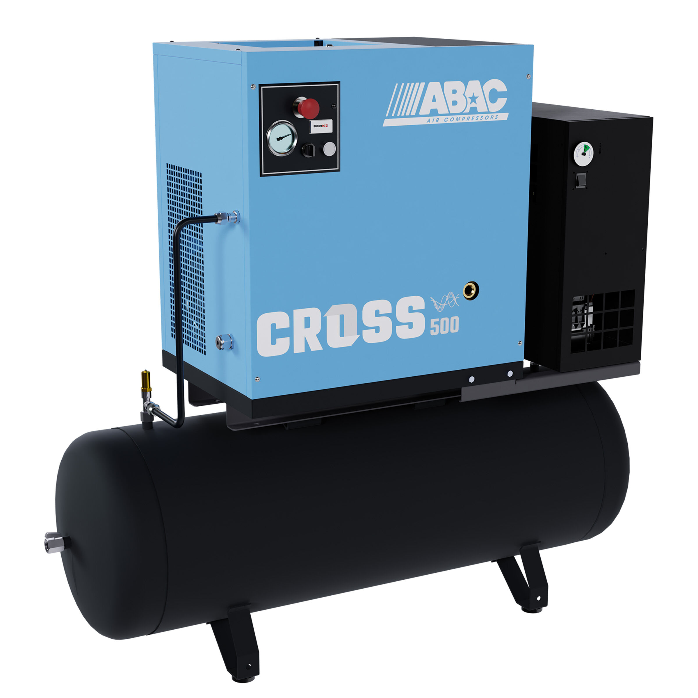 Compressore a vite ABAC CROSS 500E 200 litri-AD2000, 1839025639
