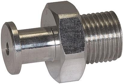 Saugeranschlussnippel / NW 2,0 mm G M5 AG / Länge: 5 mm 108460