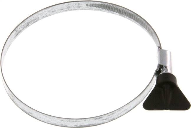 9mm Collier de serrage 80 - 100mm, acier galvanisé (W1) (NORMA)