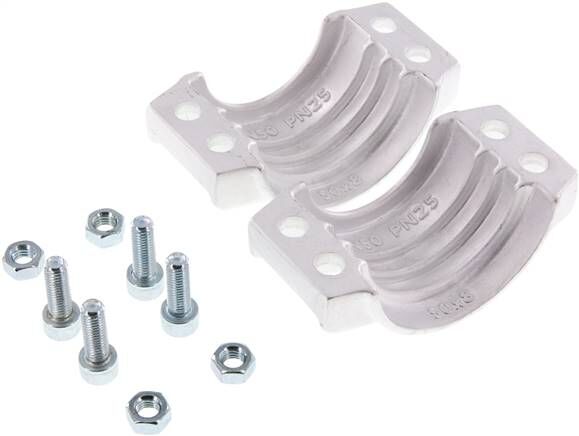 Coupelles de serrage 63 - 67mm, aluminium, EN14420-3 (DIN2817)