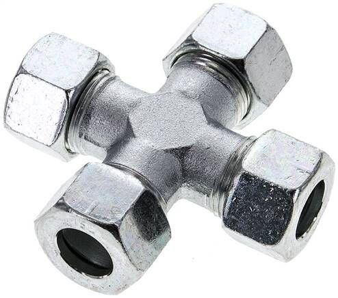 Raccordo ad anello per taglio trasversale 15 L (M22x1,5), acciaio zincato