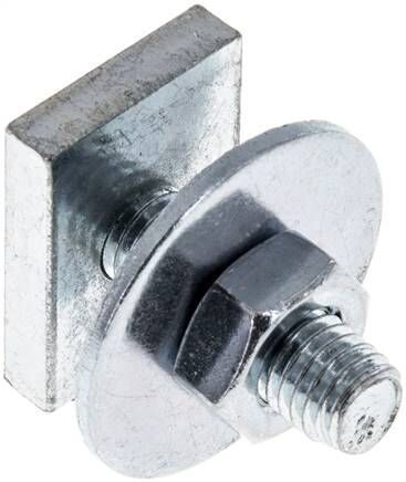 Vite con testa a martello HS M 10x35, acciaio zincato (33 x 23 x 6)