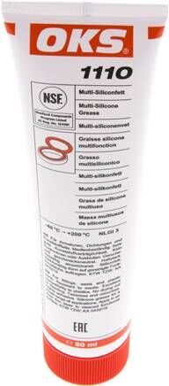 OKS 1110 - Grasso multisiliconico (NSF H1), tubetto da 80 ml