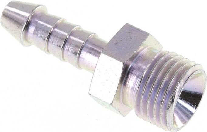 Nipplo per tubi M 10x1 ET, 4 - 5mm, acciaio zincato