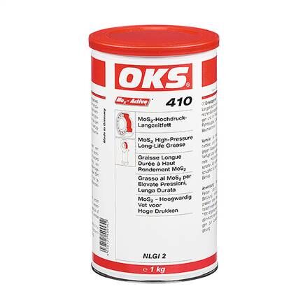 OKS 410, grasso a lunga durata ad alta pressione MoS2 - lattina da 1 kg