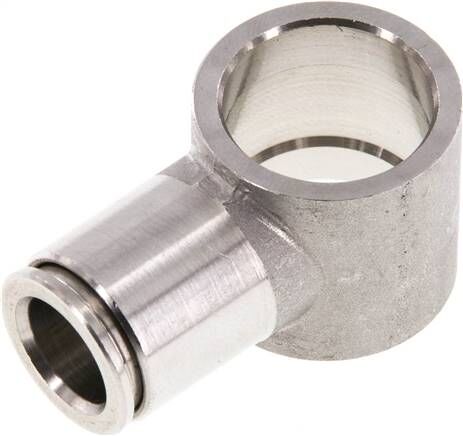 Connettore a pressione, anello a L pezzo G 3/8"-10mm, acciaio inox IQS