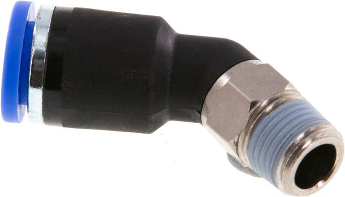 connettore push-in a 45° R 1/8"-8mm, standard IQS