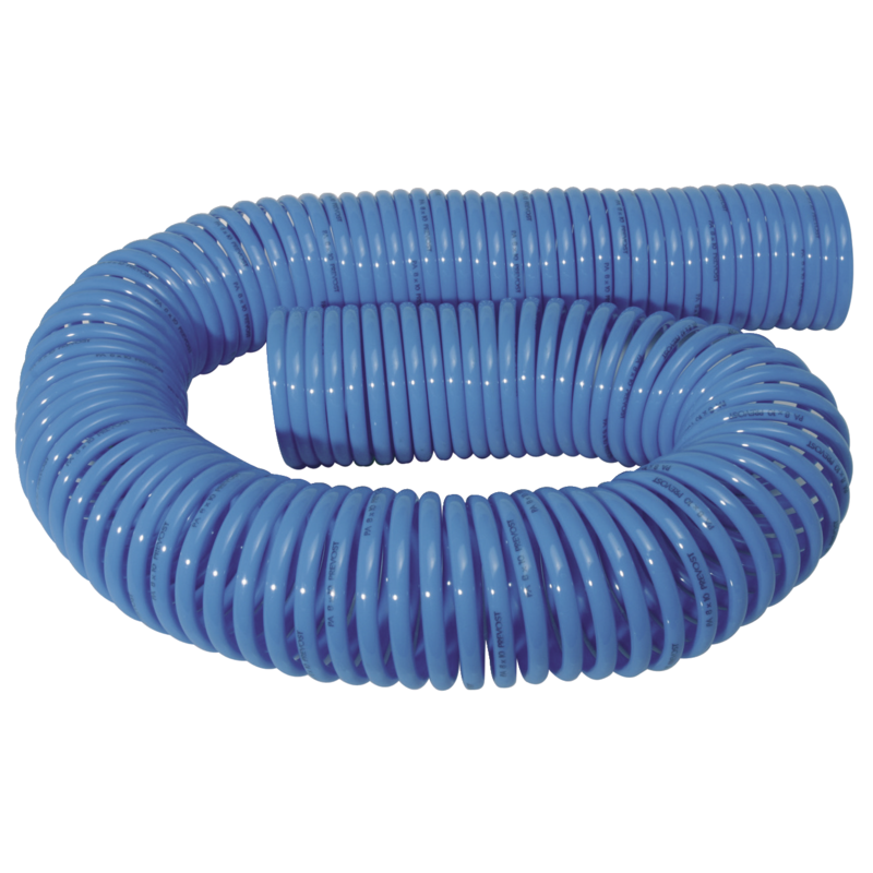 Tubo a spirale in poliammide senza raccordi Lunghezza: 10m