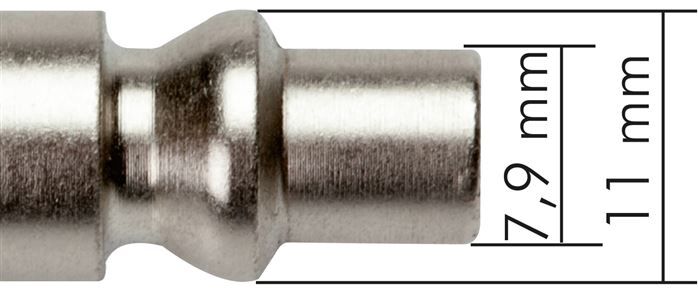 Schnellkupplung (ARO/ORION) 6 (1/4")mm Schlauch, Kugelverriegelung, NW 5,5