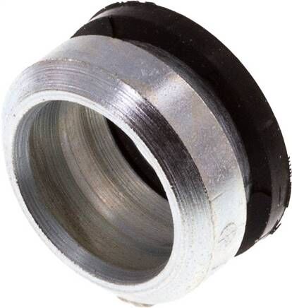 Anello di taglio in acciaio zincato con guarnizione in elastomero 14 S (M22x1,5)