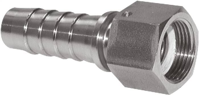 Bocchetta per tubi flessibili, DIN EN 14423 G 1/2"-13x25mm, 1.4301