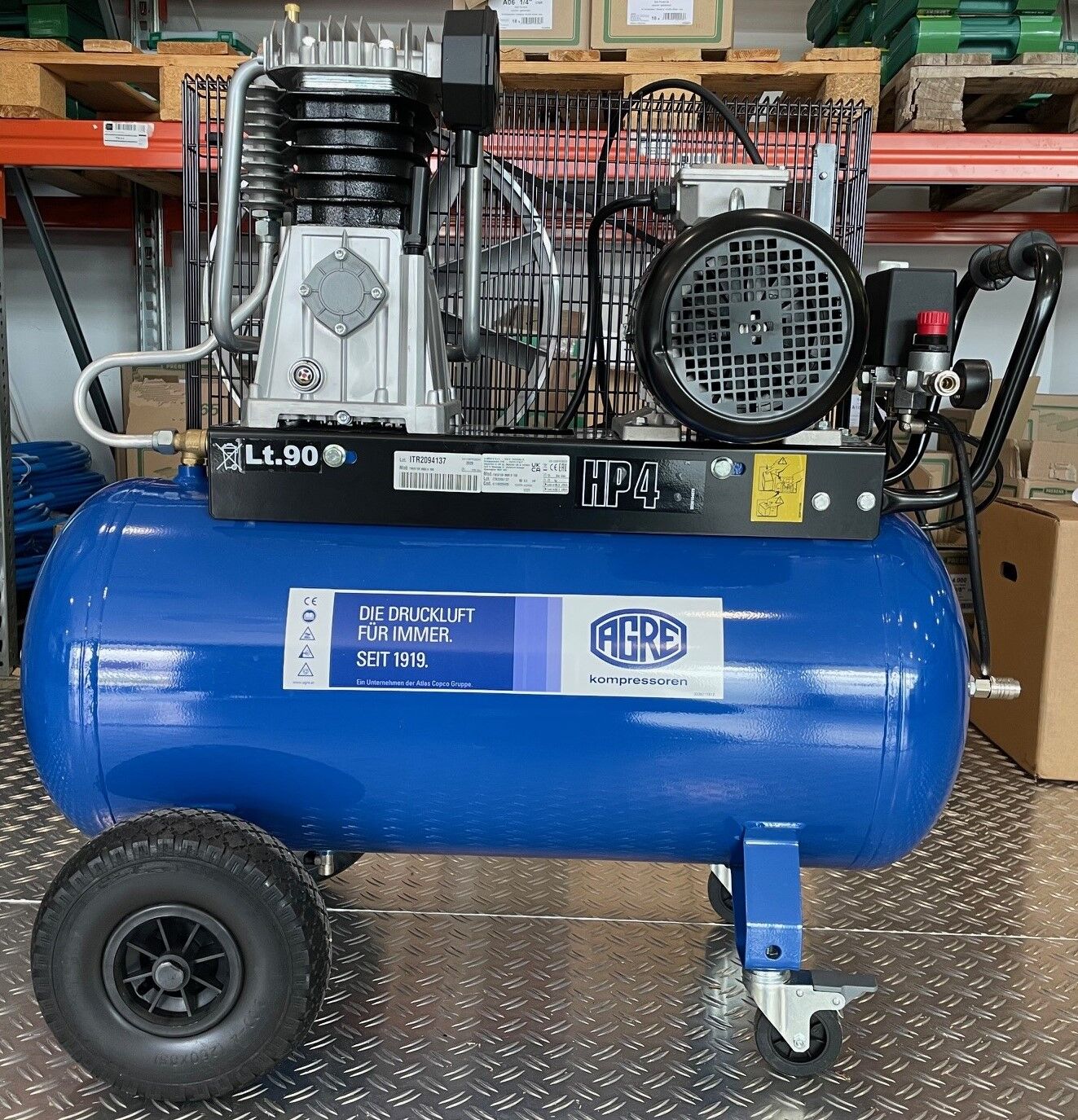 Compressore a pistoni AGRE TWISTER 3800 D 15B