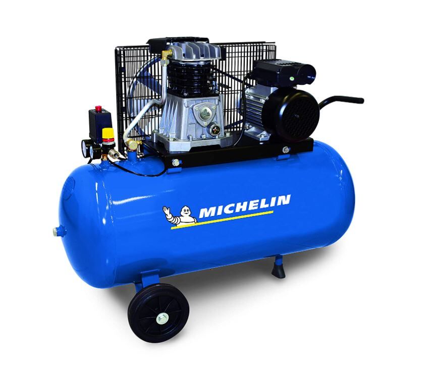 Compresseur vertical Michelin 50 litres 2HP sans huile à entraînement direct