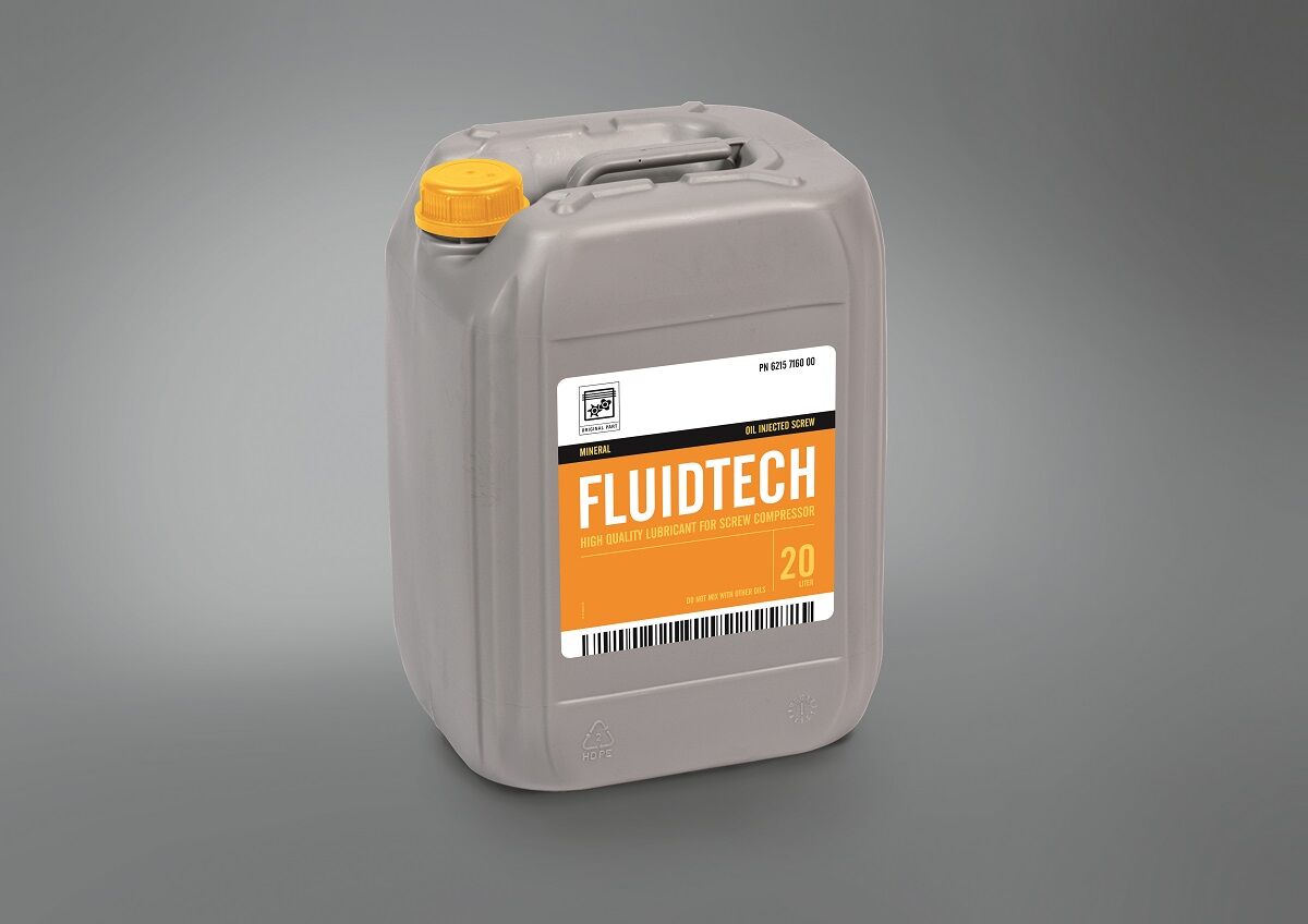 Olio di qualità per compressori a vite FluidTech 20L