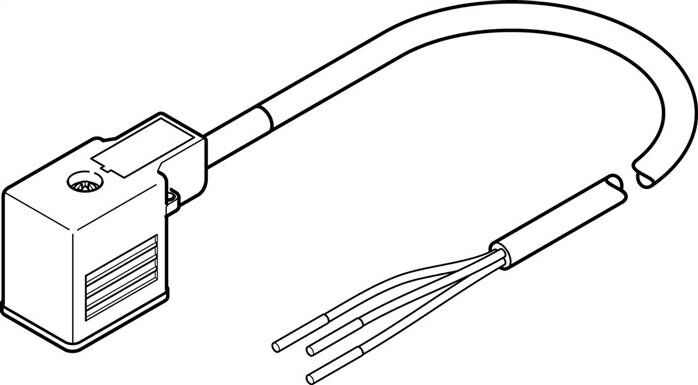 FESTO NEBV-B2W3F-P-K-0.6-N-LE3 (3679778) Verbindungsleitung