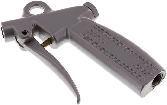 Pistola di soffiaggio in alluminio senza ugello, con filettatura interna M 12 x 1,25 G 1/4