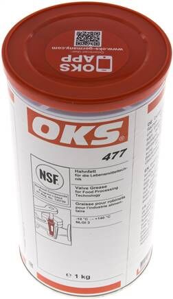 OKS 477 - Grasso per rubinetti (NSF H1), barattolo da 1 kg