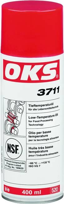 OKS 3711, olio a bassa temperatura per la tecnologia di lavorazione alimentare - bomboletta spray da 400 ml