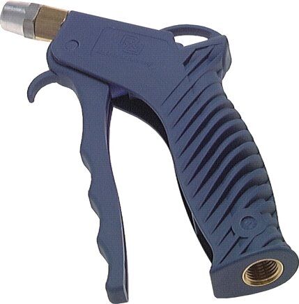 Pistola di soffiaggio in plastica, con ugello antirumore, con ugello per tubo flessibile da 9 mm