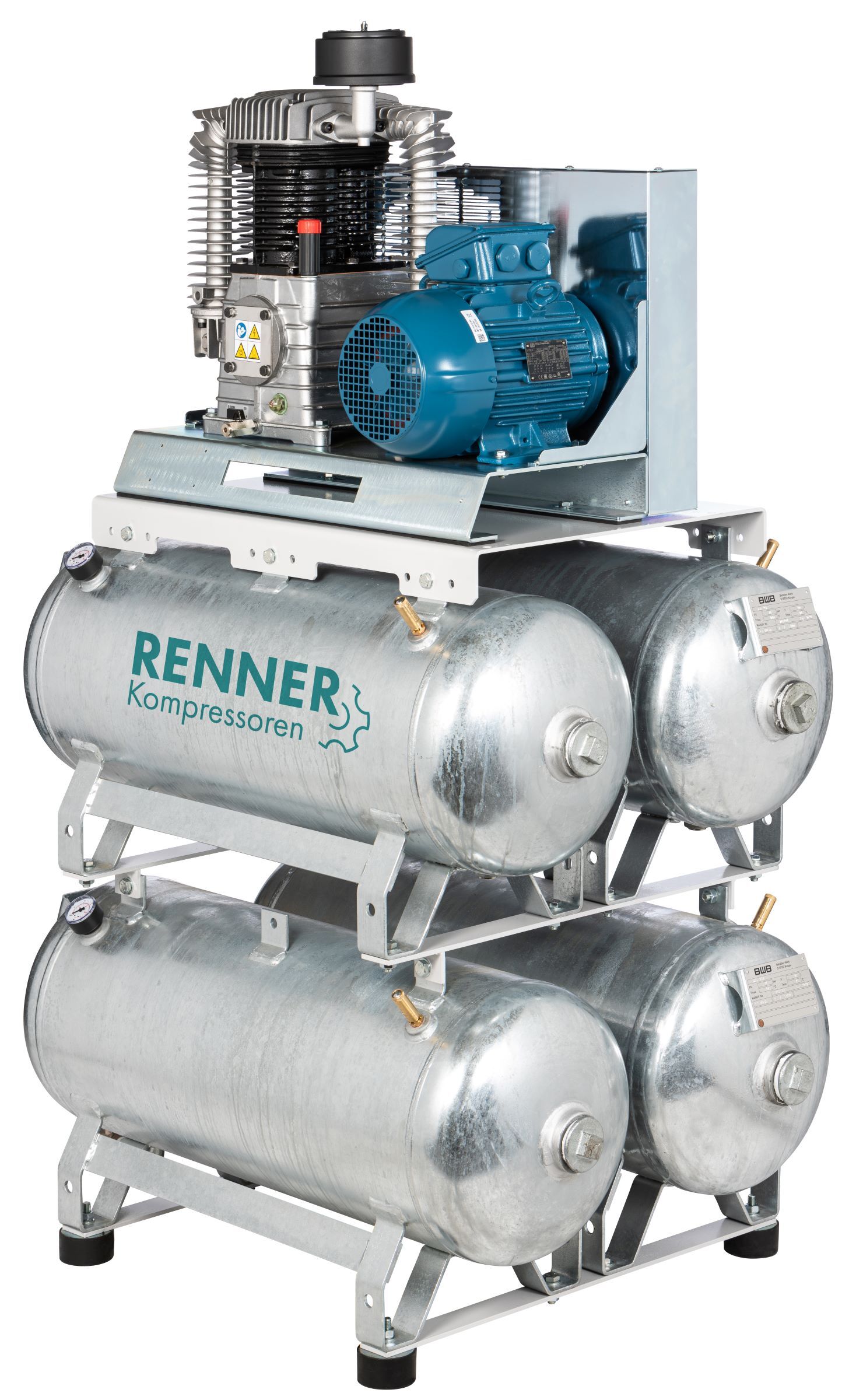 RENNER RIKO 960/4x90 Industrie-Kolbenkompressor 10 bar