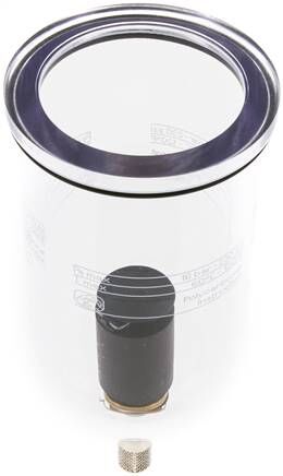 STANDARD Kunststoffbehälter f. Filter, Standard 3 - 9, Kondensatablass automatisch (drucklos geschlossen)
