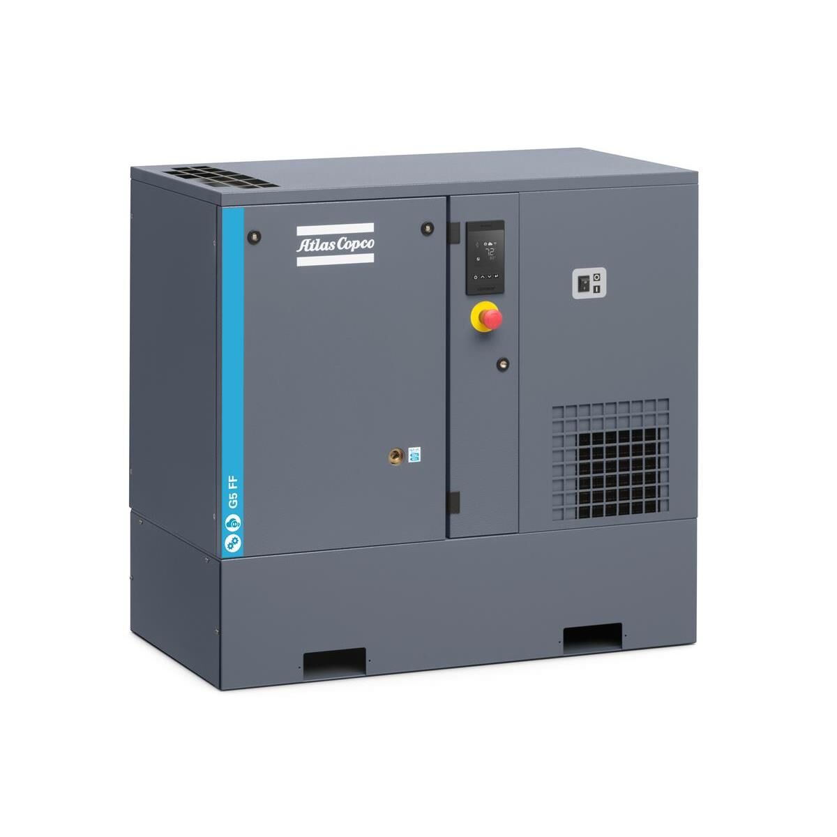 Compressore a vite Atlas Copco G 5 FF -8 bar, incluso essiccatore a refrigerazione