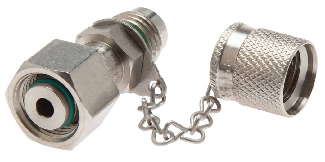 Messanschluss M16x2, 30 S-Dichtkegel, 1.4571