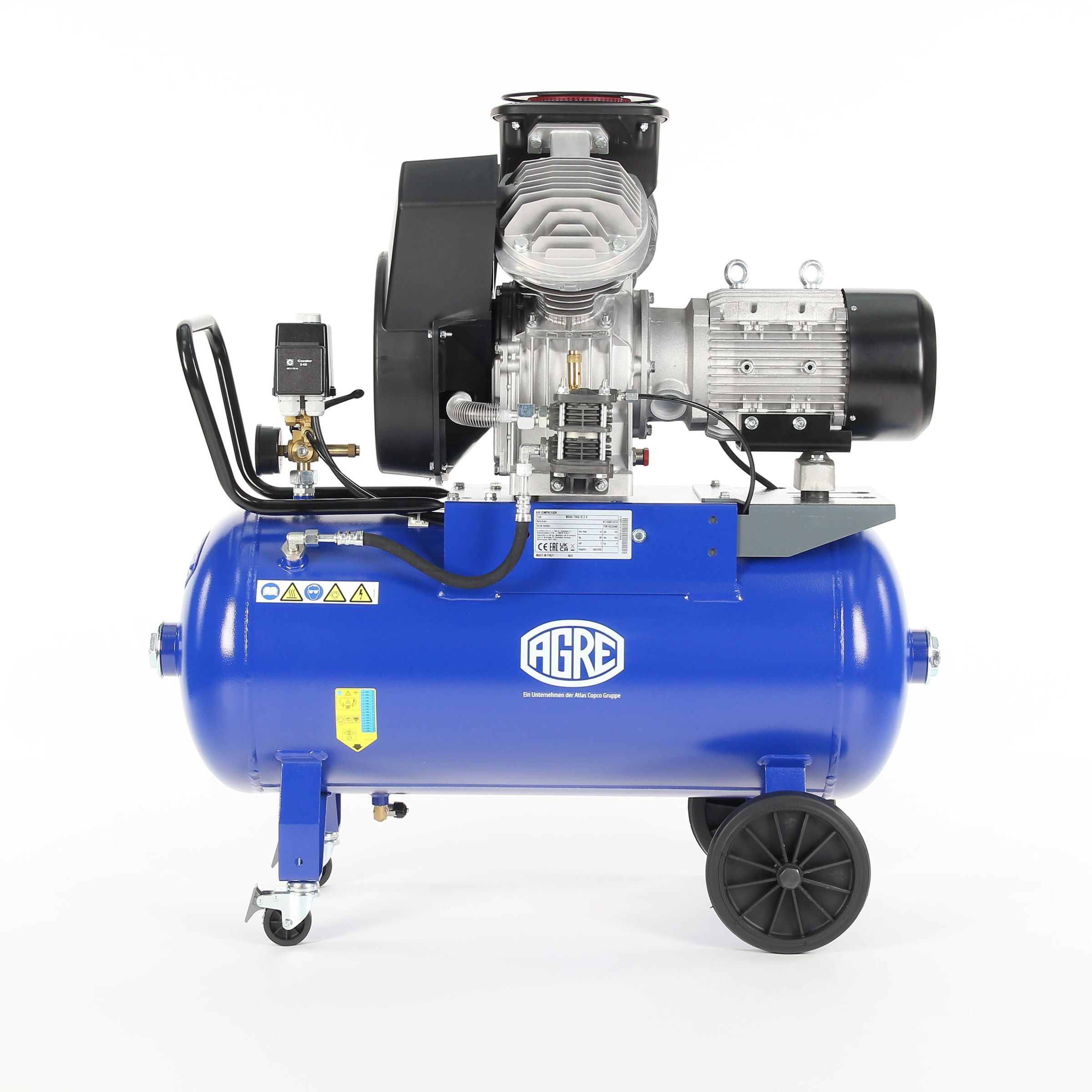 AGRE Industrie-Kolbenkompressor Typ BOSS 7002 D 2.0 fahrbar, 4116002223