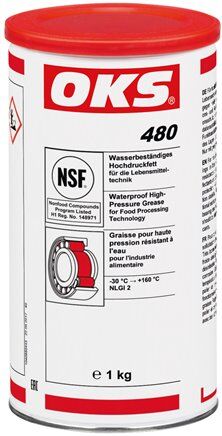 OKS 480/481 - Grasso per alte pressioni (NSF H1), lattina da 1 kg
