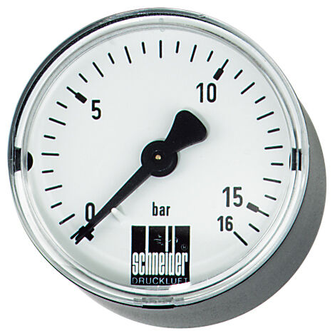 Manometer MM-W 80-16b G1/4 Messbereich 0-16 bar Gehäuse 80 mm waagrecht DGKE670010