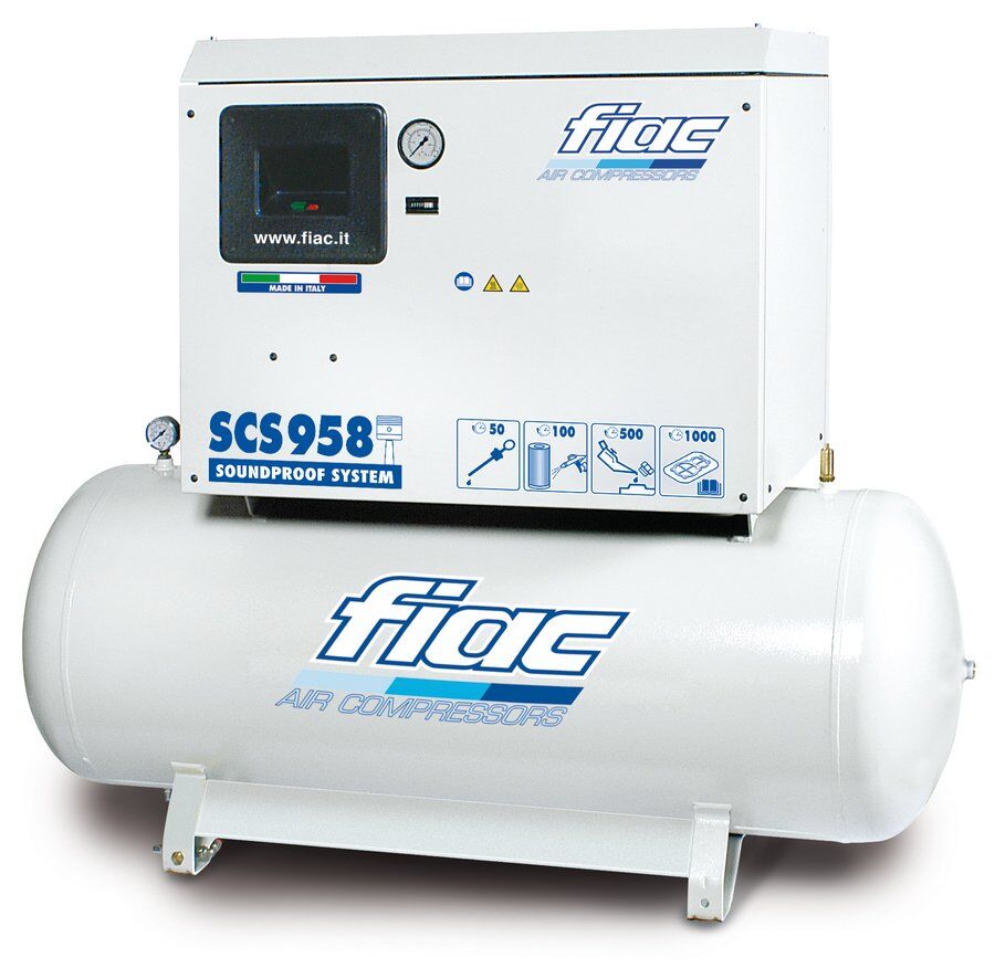 Fiac SCS 598-300 compressore silenzioso 5,5HP 300L (400V)