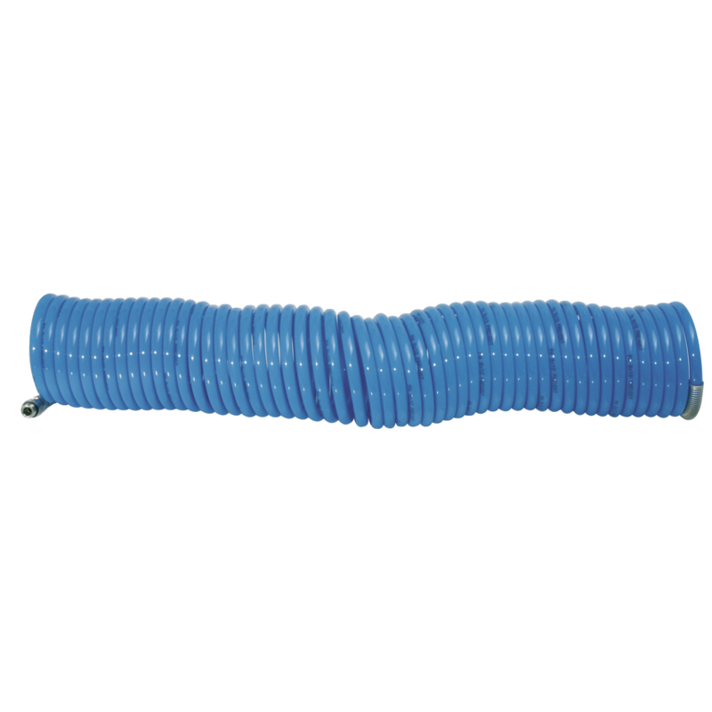 Polyamid-Spiralschlauch mit festen Verschraubungen und AG Länge: 5m