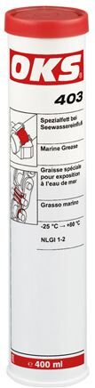 OKS 403 - Grasso speciale per applicazioni in acqua di mare, cartuccia da 400 ml