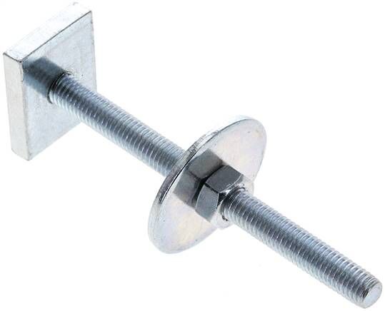 Vite con testa a martello HS M 8x100, acciaio zincato (33 x 23 x 6)