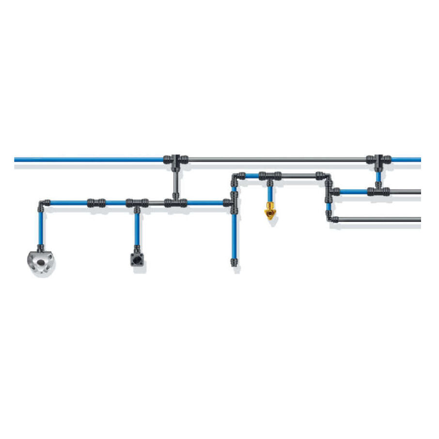 OFFERTA Set di partenza per tubi fai-da-te 25 m x 22 mm incl. accessori