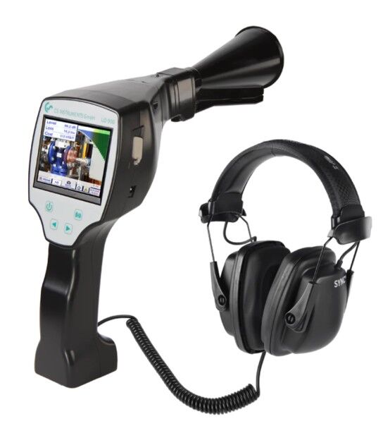 Leckagesuchgerät LD 500 Set inkl. einer integrierten Laser-Abstandsmessung