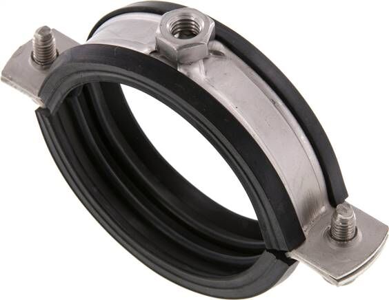 Fascetta stringitubo, 64 - 67 mm, 1.4404, con inserto, RS 67 G ESM8