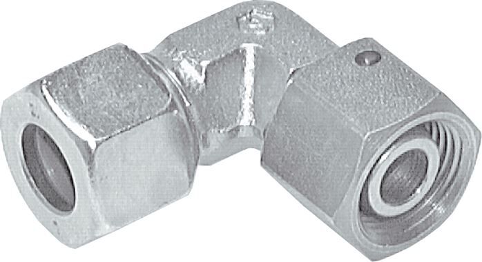 Anello di bloccaggio ad angolo regolabile 8 L (M14x1,5), acciaio zincato, con cono di tenuta e O-ring