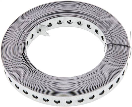 Nastro perforato FISCHER 17 mm, 10 m, acciaio zincato
