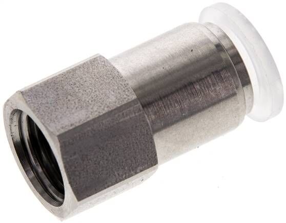 Connettore a pressione con filettatura femmina G 1/4"-10mm, IQS-PP