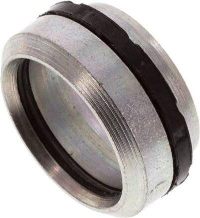 Anello di taglio in acciaio zincato con guarnizione in elastomero 15 L (M22x1,5)