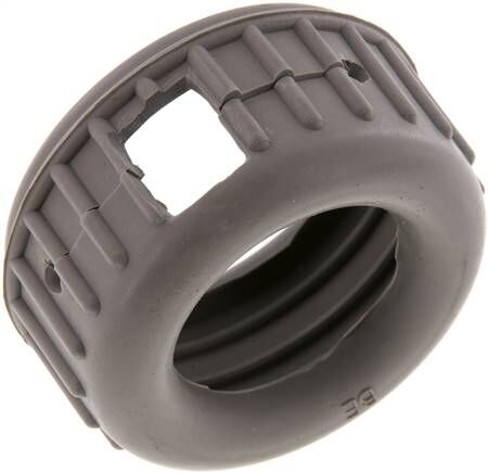 Tappo di protezione per manometro in gomma, 63 mm, grigio