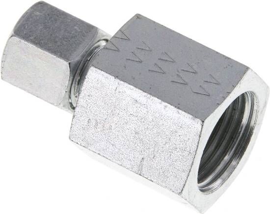 Serratura ad anello avvitabile G 1/2"-8 L (M14x1.5), acciaio zincato