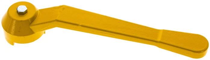 Maniglia combinata gialla, misura 7, standard (alluminio laccato)