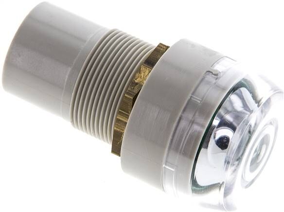 Indicatore di pressione in plastica, verde, tubo push-in 4 mm Ø esterno