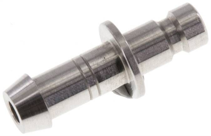 Connecteur d'accouplement (NW2,7) tuyau de 5mm, acier inoxydable