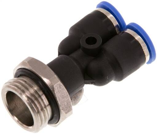 Connettore a Y push-in G 3/8"-6mm, standard IQS