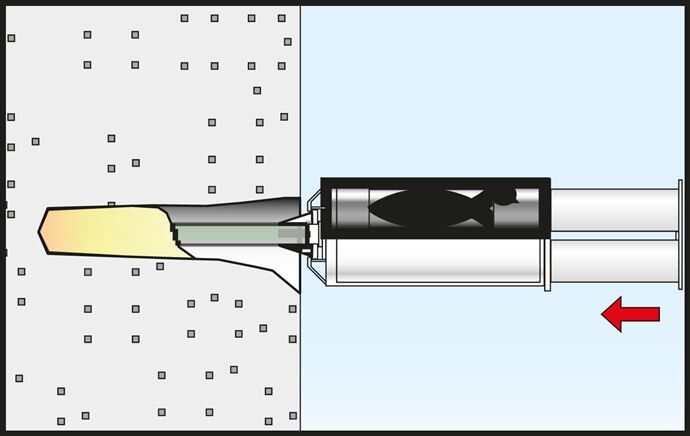 Ancorante liquido FISCHER, riempimento e fissaggio, set completo